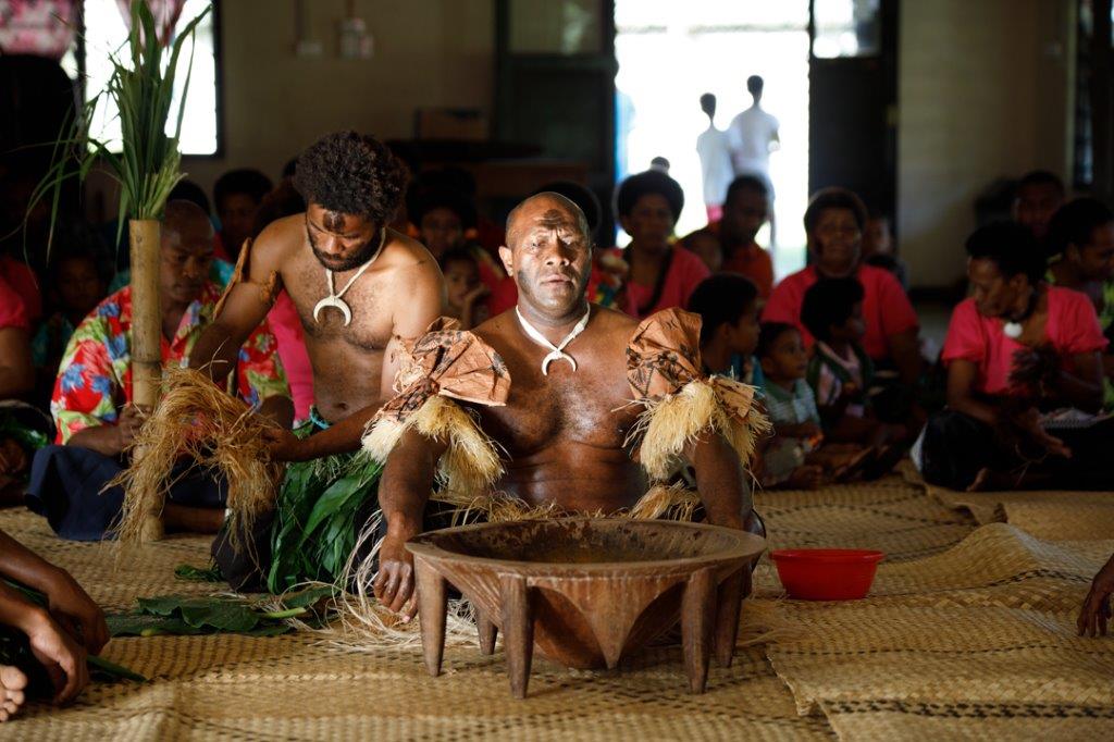 A traditional Kava ceremony.
