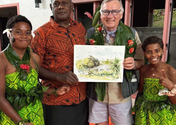 John Haycraft Fiji naidi village