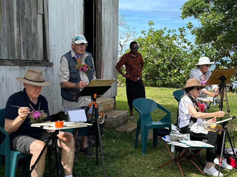 John Haycraft Fiji village