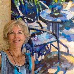 An acrylic painting by Carmen MacFaull. An acrylic painting by Carmen MacFaull.