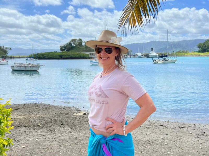 Susan by the beach Fiji