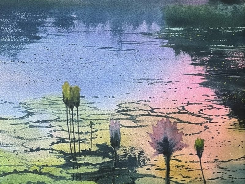 Rehann Vazid watercolours workshop