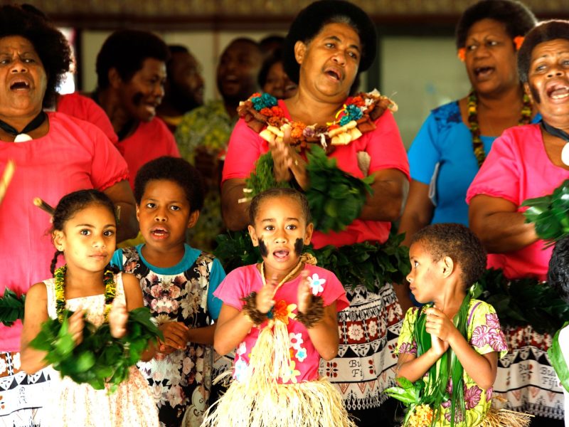 Dance in Fiji Yaroi village Dance in Fiji Yaroi village
